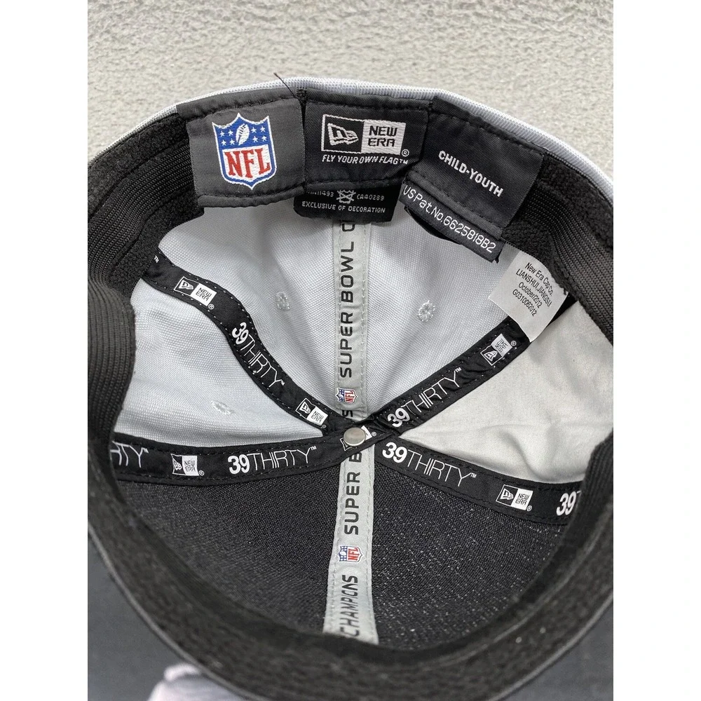 Baltimore Ravens New Era 39Thirty Hat Cap Fitted Youth Super Bowl‎ XLVII Champ